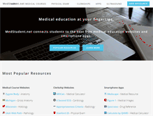 Tablet Screenshot of medstudent.net